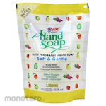 Yuri Sabun Cuci Tangan Pouch Lemon 375ml 1pc