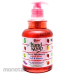 Yuri Sabun Cuci Tangan Pump Strawberry 410ml 1pc