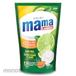 Mama Lemon Sabun Cuci Piring Cair Pouch Extra Pouch Jeruk Nipis 680ml 1pc