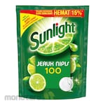 Sunlight Sabun Cuci Piring Pouch Lime 1500ml 1pc