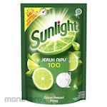 Sunlight Sabun Cuci Piring Pouch Lime 635ml 1pc