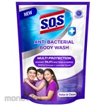 SOS Body Wash Antibacterial Refill Pouch (Sabun Mandi)