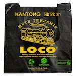Loco Kantong Plastik Belanja Hitam (Kresek)