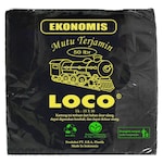 Loco Kantong Plastik Belanja Hitam Ekonomis (Kresek)