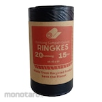 RINGKES Kantong Plastik Sampah Roll Hitam (Trash Bag / Kresek)