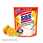 SOS Pembersih Lantai Pouch Orange Splash 1400ml 1pc