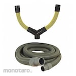 DUSTLESS TECHNOLOGIES Y-Connector Dual Vac Kit,12.5 ft. Hose