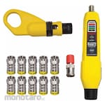 KLEIN TOOLS Coax Connector Installation And Test Kit