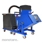 DUPUY Patented Three-Phase Tilting Industrial Vacuum with High Power Side Channel Blowers. 18.5 Kw 200Lt