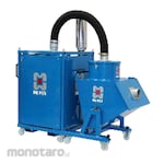 DUPUY Patented Three-Phase Tilting Industrial Vacuum with High Power Side Channel Blowers. 25Kw 200Lt