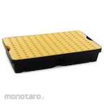 RS PRO Polyethylene Spill Tray with Grate for Industrial Storage