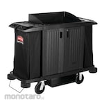 Rubbermaid Executive Full Size Housekeeping Cart with Doors