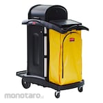 Rubbermaid Janitorial Cleaning Cart With Doors And Hood High Security (Troli Kebersihan / Kereta Pembersih)