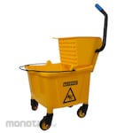 KESTONE Mop Bucket Trolley with Wringer (Ember Pel Peras)