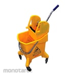 KRISBOW Single Mop Bucket with Wringer (Ember Pel Peras)