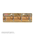 Kenmaster Gantungan Baju Dinding Bahan Kayu