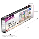 LIVEO Triple Decker Clothes Hanger
