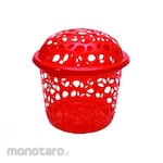 SL Plastic Orchid Laundry Basket+Tutup DX