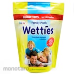 Mitu Wetties Family Antiseptic Wet Wipes Refill Lemon 90sheets 1pc
