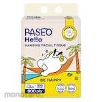 Paseo Hello Hanging Facial Tissue Emboss