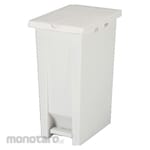 E-CON Tempat Sampah/Tong Sampah Injak 2 Tutup 70L Putih (Trash Bin)