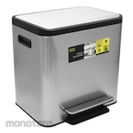 EKO Tempat Sampah Stainless 2 Kompartemen