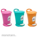 Green Leaf Tempat Sampah Injak Bulat Servi