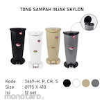 Lucky Star Tempat Sampah/Tong Sampah Injak Skylon (Trash Bin)