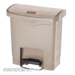 Rubbermaid Slim Jim Step On Resin Front Step Dustbin (Tempat Sampah Injak / Tong Sampah Injak)