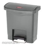 Rubbermaid Slim Jim Step On Resin Front Step Dustbin (Tempat Sampah Injak / Tong Sampah Injak)