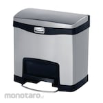 Rubbermaid Slim Jim Step On Stainless Steel Front Step (Tempat Sampah Injak / Tong Sampah Injak)