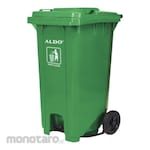 ALDO Tempat Sampah Pakai Pedal+Roda