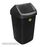 AS ONE Tempat Sampah/Tong Sampah Tutup Ayun Anti Statis (Dustbin/Trash Bin)