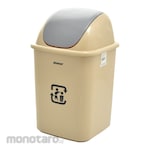 KRISBOW Tempat Sampah/Tong Sampah Tutup Ayun Plastik (Dustbin/Trash Bin)