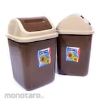 Lucky Star Tempat Sampah/Tong Sampah Tutup Ayun Kotak (Dustbin/Trash Bin)