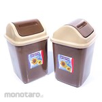 Lucky Star Tempat Sampah/Tong Sampah Tutup Ayun Kotak (Dustbin/Trash Bin)
