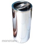 Non Brand Tempat Sampah/Tong Sampah Tutup Ayun Stainless (Dustbin/Trash Bin)