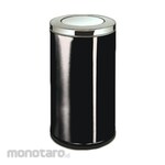TERA Round Matt Steel Ash Bin with Flip Top Cover