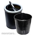 monotaro.id Tempat Sampah/Tong Sampah Tutup Ayun Stainless Steel (Dustbin/Trash Bin)
