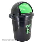 ATARI Tempat Sampah/Tong Sampah Tutup Tekan Eco Bulat (Dustbin/Trash Bin)