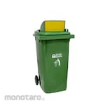 Green Leaf Tempat Sampah/Tong Sampah Tutup Tekan Bio (Dustbin/Trash Bin)