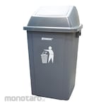 KRISBOW Tempat Sampah/Tong Sampah Tutup Tekan Plastik (Dustbin/Trash Bin)
