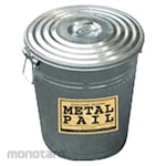 Hishiesu Tempat Sampah/Tong Sampah Metal (Trash Bin)