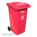 Indobin Tempat Sampah/Tong Sampah Plastik Beroda 240L (Trash Bin)