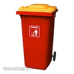 KRISBOW Tempat Sampah Plastik Outdoor Beroda (Trash Bin)