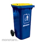 KRISBOW Tempat Sampah/Tong Sampah Beroda Tanpa Pedal (Trash Bin)