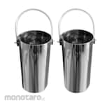 Non Brand Ember JY Kaleng Galvalum Bulat Kerucut Dengan Gagang (Trash Bin)