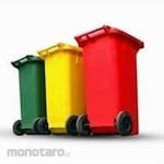 Non Brand Tempat Sampah/Tong Sampah Fiber Beroda (Trash Bin)