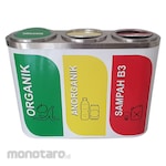 Non Brand Tong Sampah Stainless Kapsul 3 In 1