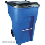 Rubbermaid BRUTE Rollout Container with Lid 95-Gal (Tempat Sampah Beroda / Tong Sampah Beroda)